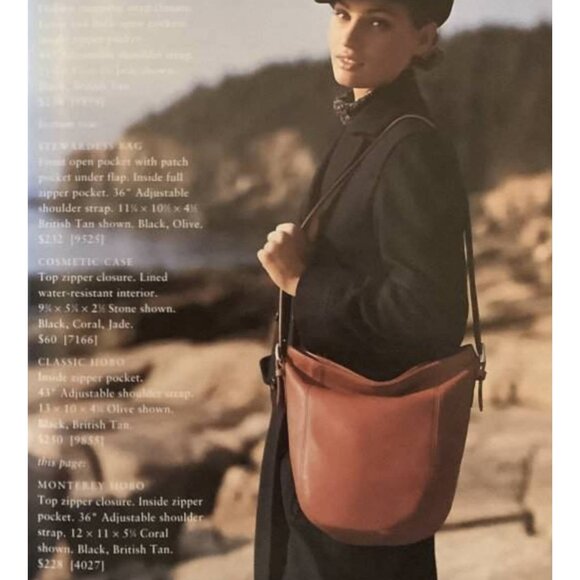 Coach Vintage - Monterrey Hobo (Bucket) 4027 in BERRY, Coach Lightweights, READ - Picture 9 of 12